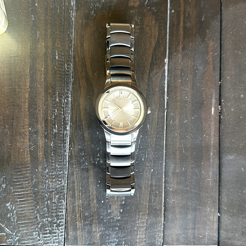 Fossil Arkitekt FS-4277 Men's Watch Gun Metal Gray Works Well